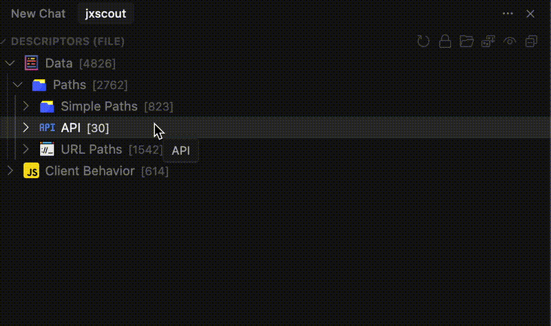 Hide descriptors