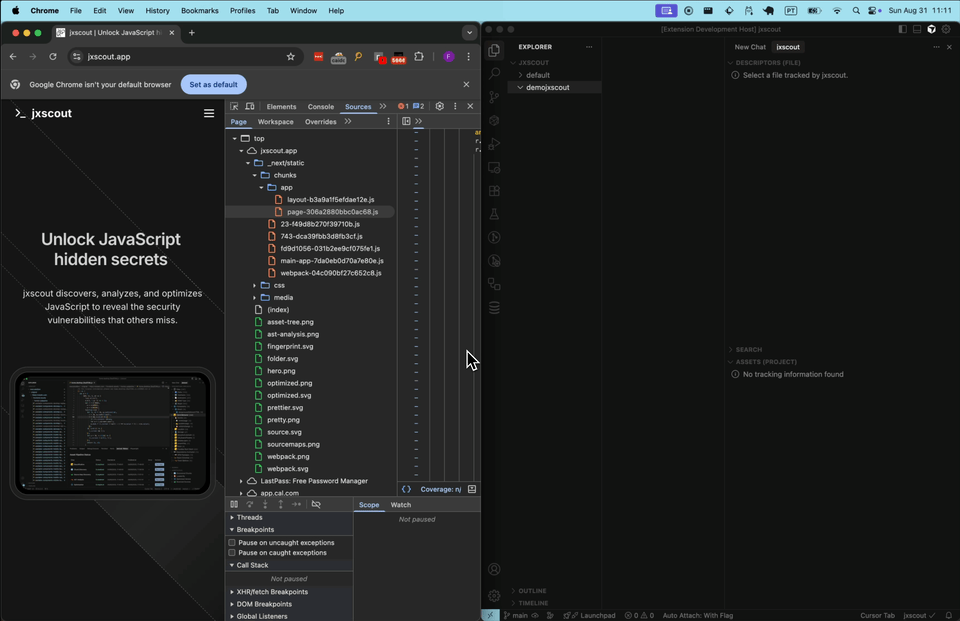 Next.js chunk discovery